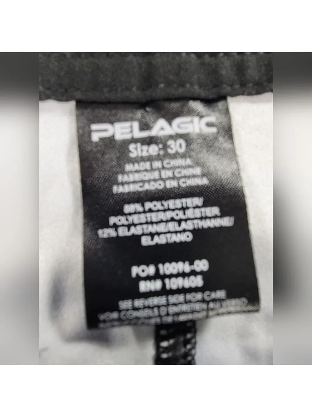 Pelagic Board Shorts Men's 30 Blue Hydro Lite Boardshorts Swim Trunks Fishing